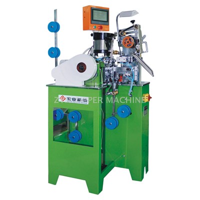 HY-107QJ-A Auto Metal Zipper Top Stop Machine (U Type Vertical Type)