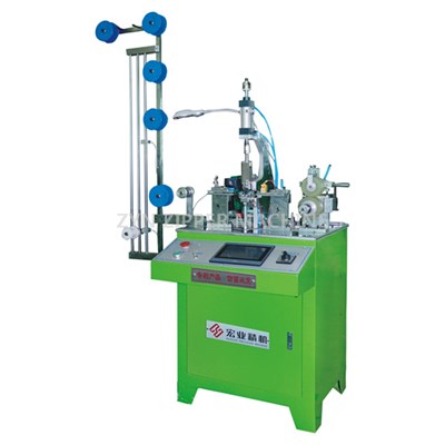 HY-112HE Full-Auto Invisible Zipper Bottom Stop Machine(Four Claws Flexible Type)