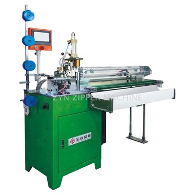 HY-134K-C Auto Ultrasonic Open-end Zipper Cutting Machine with robot hand